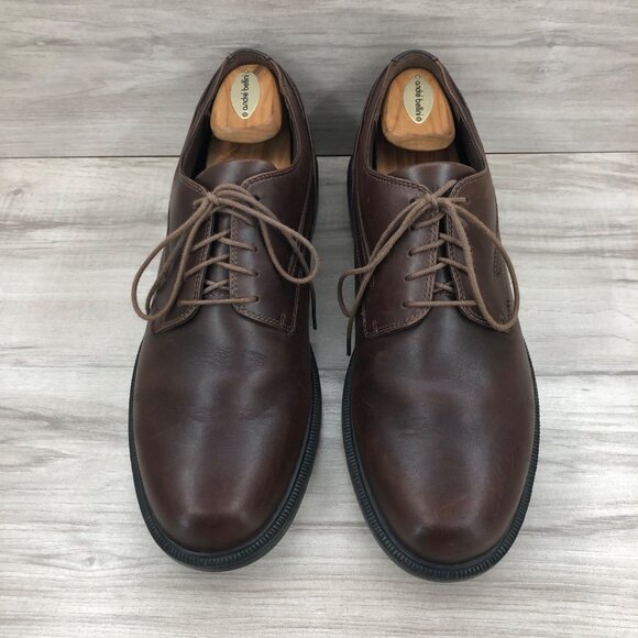 Dunham Oxford Shoes Mens 12 Burlington Brown Leather Waterproof main image 4